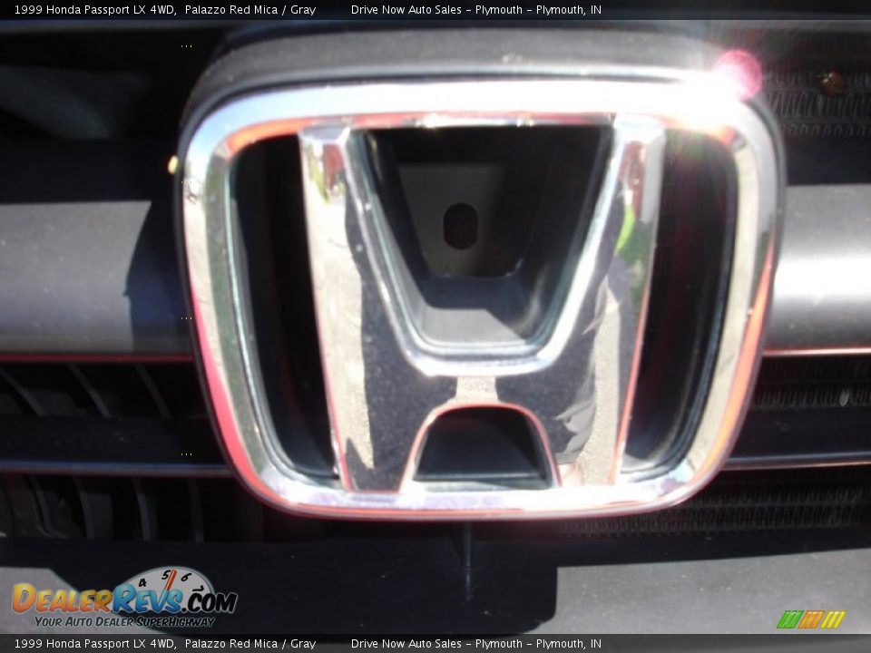 1999 Honda Passport LX 4WD Palazzo Red Mica / Gray Photo #29