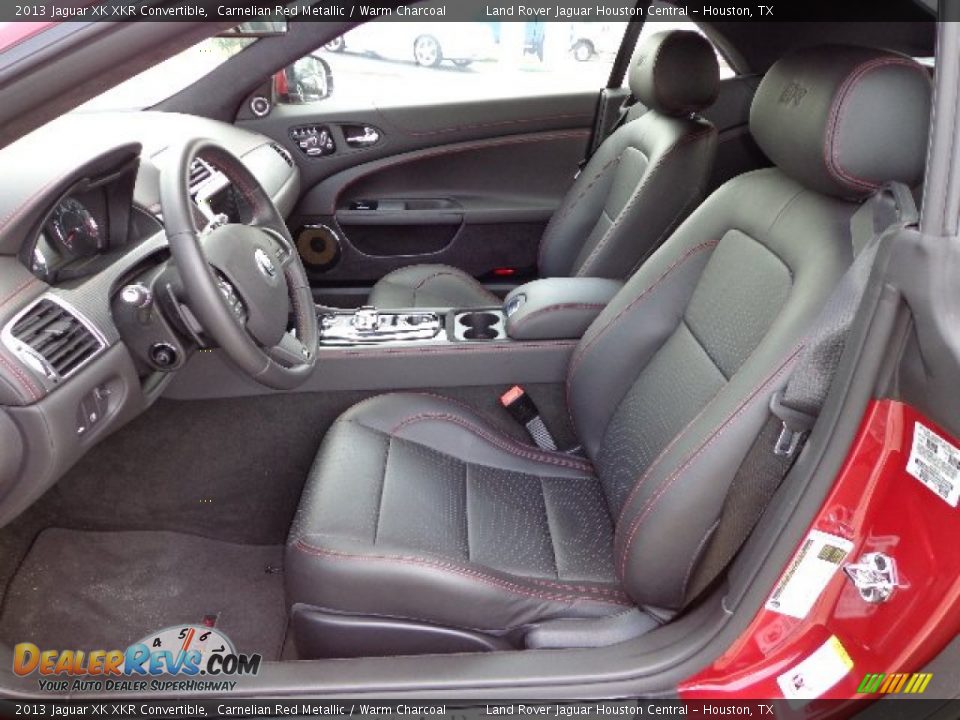 Front Seat of 2013 Jaguar XK XKR Convertible Photo #2