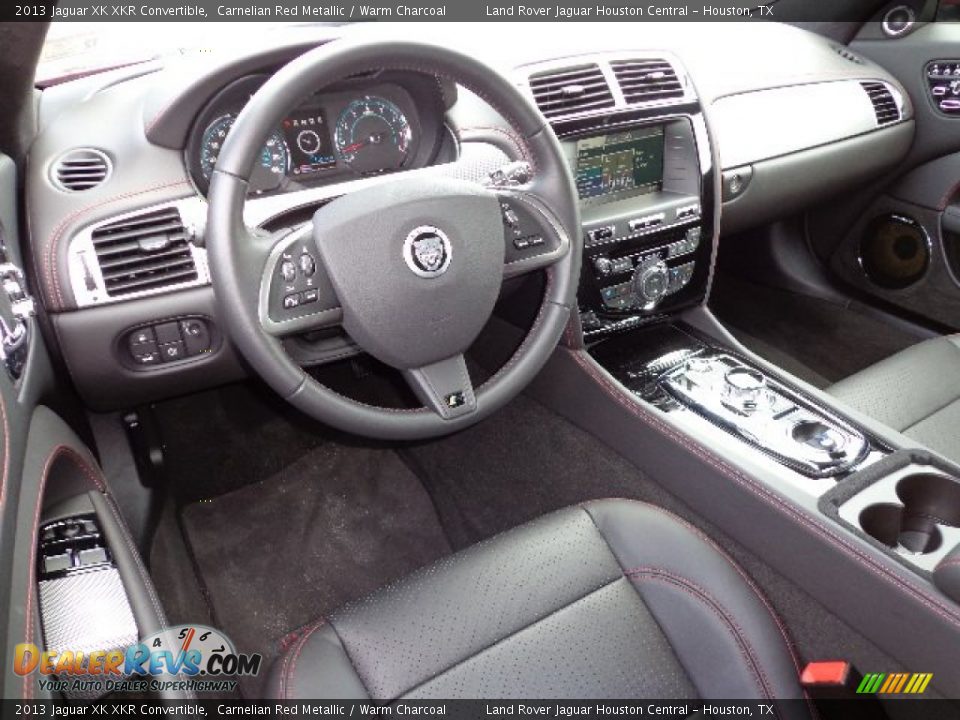 Warm Charcoal Interior - 2013 Jaguar XK XKR Convertible Photo #3