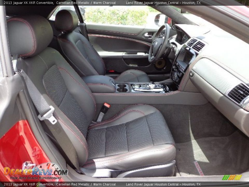 Front Seat of 2013 Jaguar XK XKR Convertible Photo #4