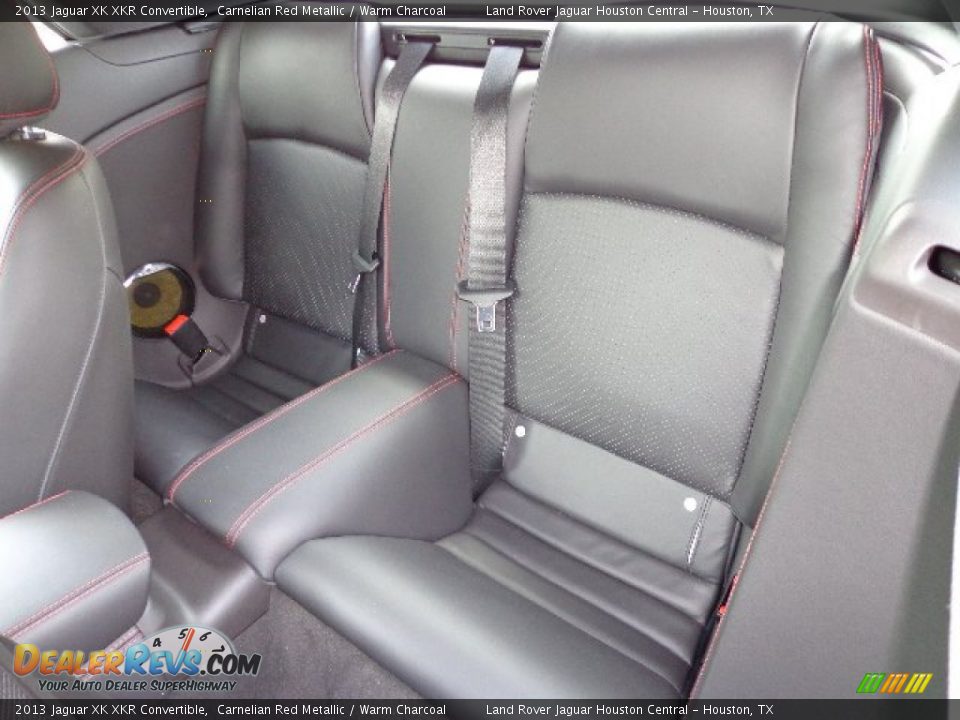 Rear Seat of 2013 Jaguar XK XKR Convertible Photo #12