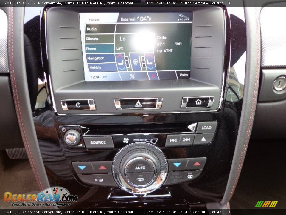 Controls of 2013 Jaguar XK XKR Convertible Photo #13