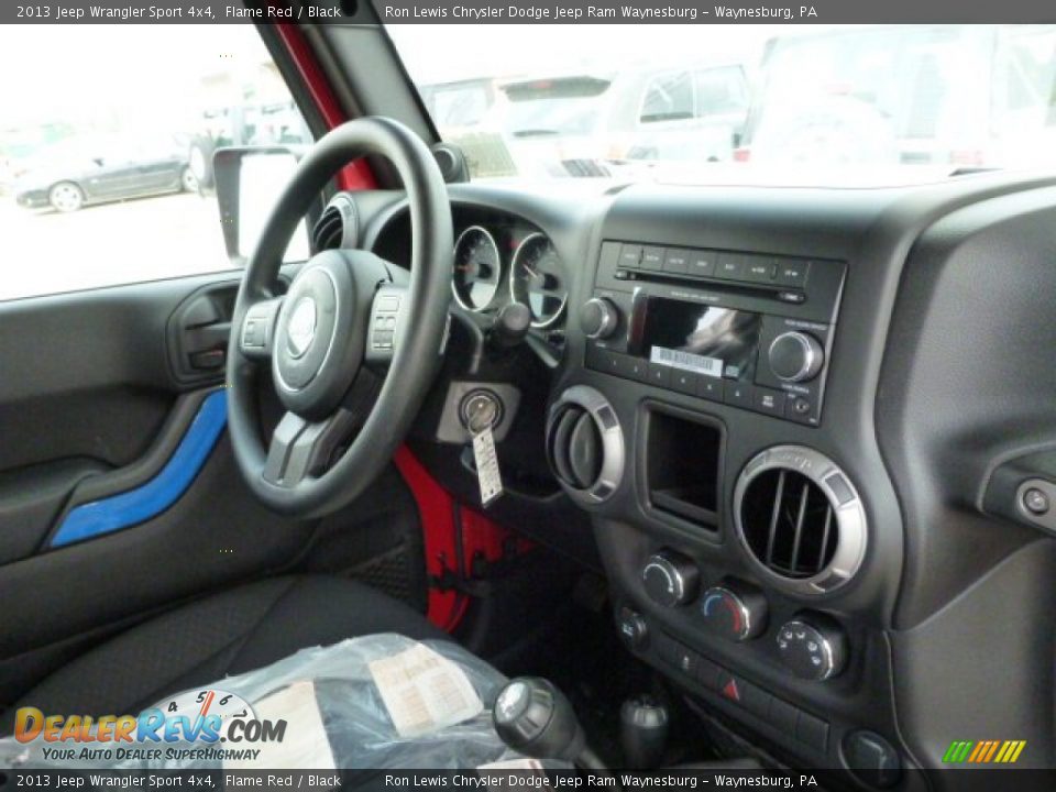 2013 Jeep Wrangler Sport 4x4 Flame Red / Black Photo #7