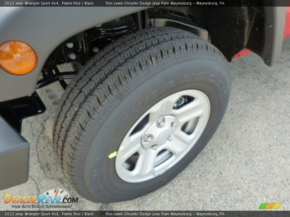 2013 Jeep Wrangler Sport 4x4 Flame Red / Black Photo #11