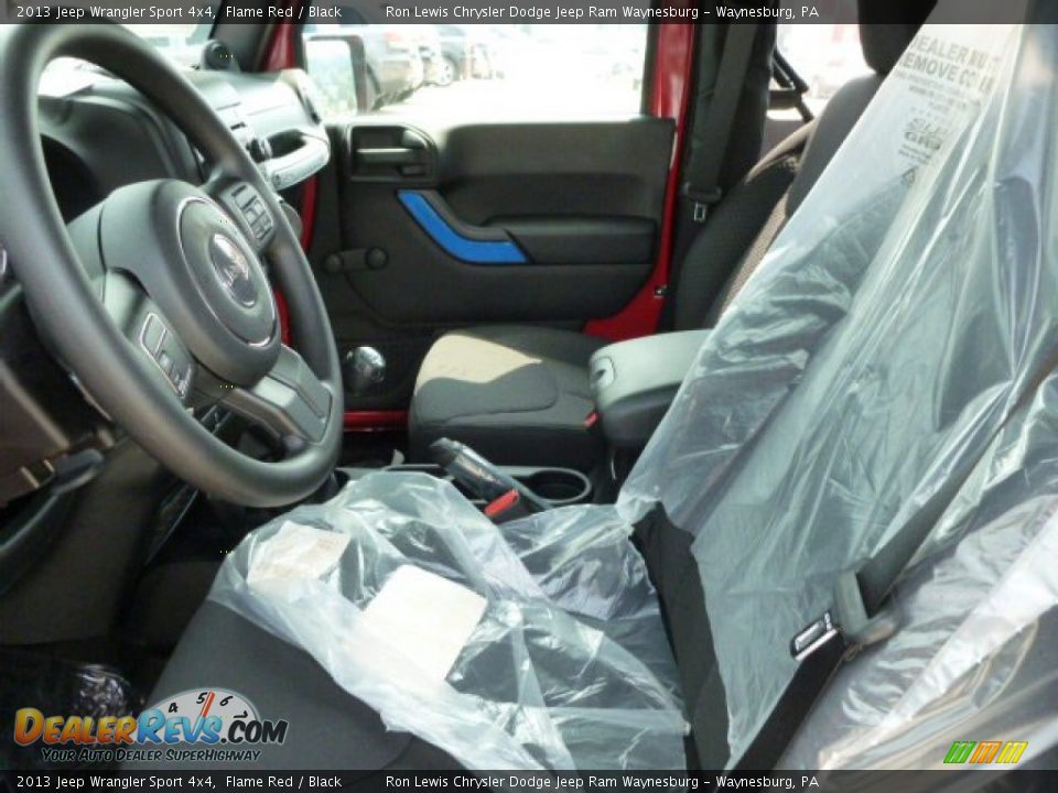 2013 Jeep Wrangler Sport 4x4 Flame Red / Black Photo #12