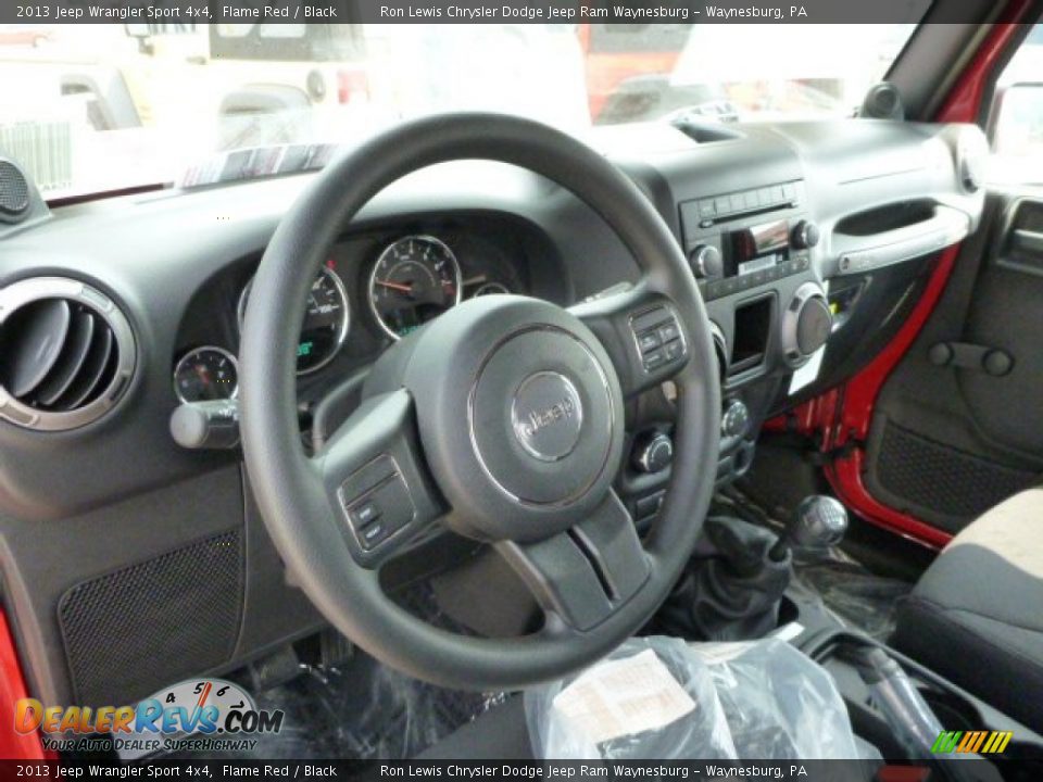 2013 Jeep Wrangler Sport 4x4 Flame Red / Black Photo #14