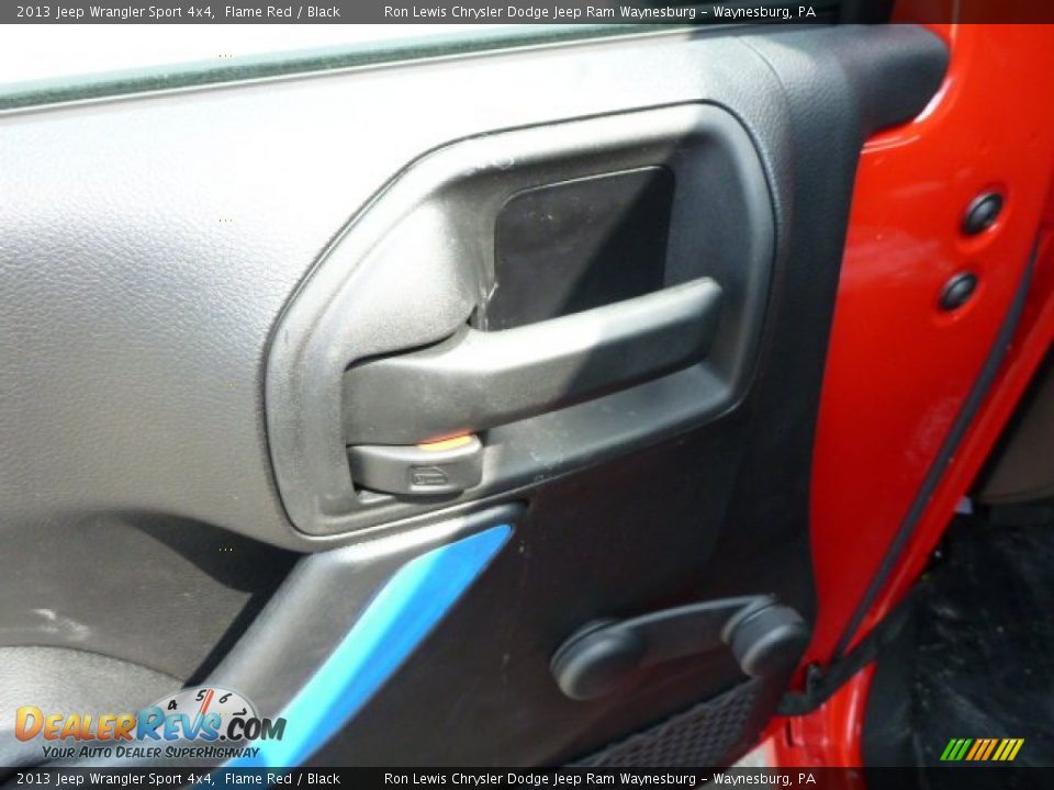 2013 Jeep Wrangler Sport 4x4 Flame Red / Black Photo #15