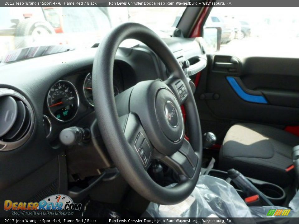2013 Jeep Wrangler Sport 4x4 Flame Red / Black Photo #16
