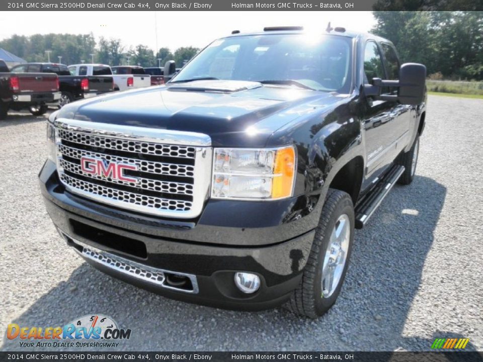 2014 GMC Sierra 2500HD Denali Crew Cab 4x4 Onyx Black / Ebony Photo #3