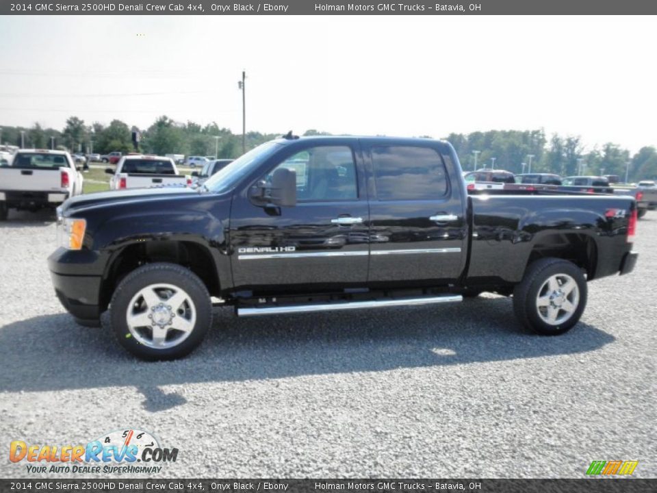 Onyx Black 2014 GMC Sierra 2500HD Denali Crew Cab 4x4 Photo #4