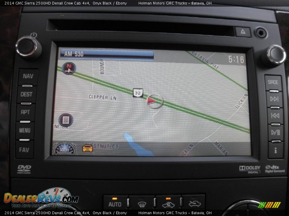 Navigation of 2014 GMC Sierra 2500HD Denali Crew Cab 4x4 Photo #10