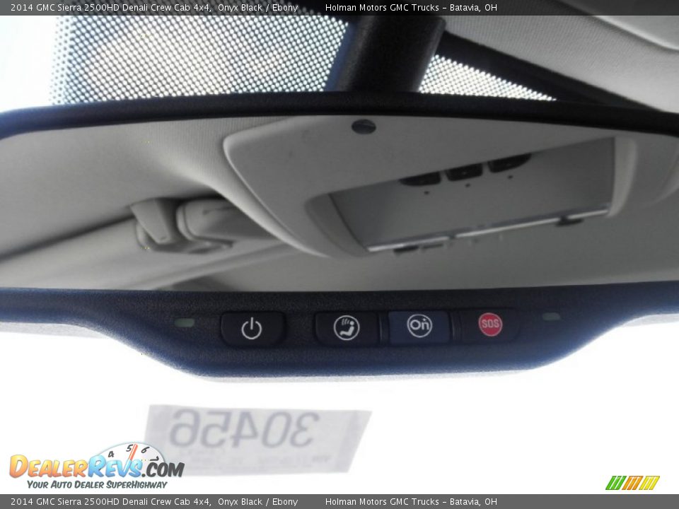 2014 GMC Sierra 2500HD Denali Crew Cab 4x4 Onyx Black / Ebony Photo #13