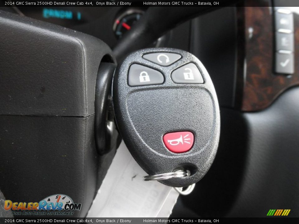 2014 GMC Sierra 2500HD Denali Crew Cab 4x4 Onyx Black / Ebony Photo #14