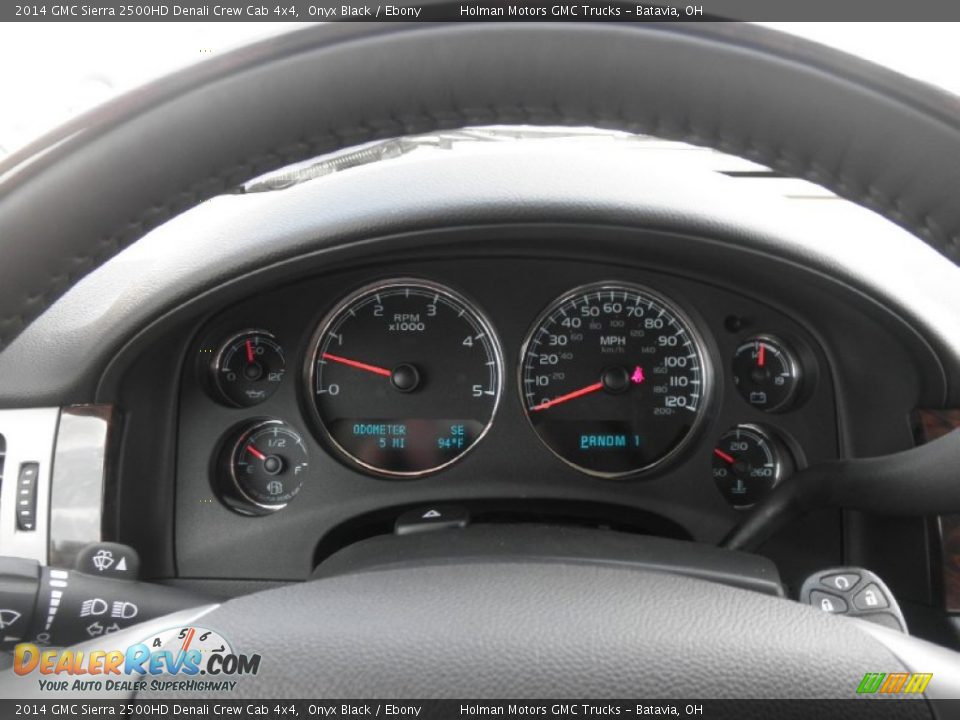 2014 GMC Sierra 2500HD Denali Crew Cab 4x4 Gauges Photo #17