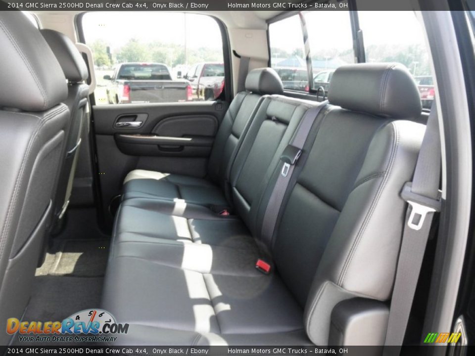 2014 GMC Sierra 2500HD Denali Crew Cab 4x4 Onyx Black / Ebony Photo #24