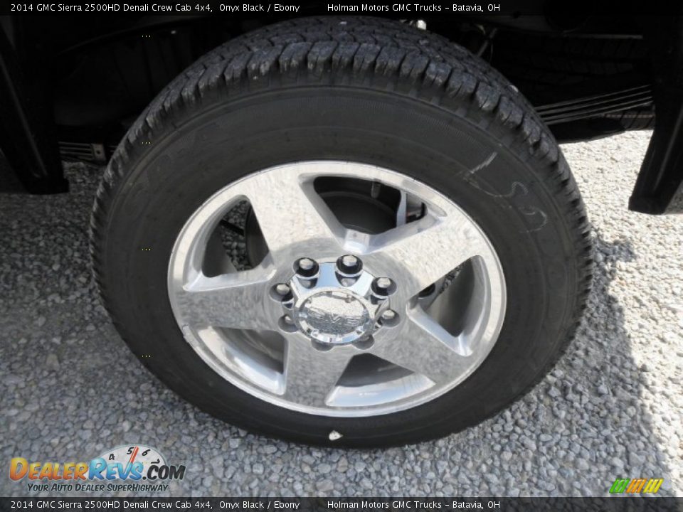 2014 GMC Sierra 2500HD Denali Crew Cab 4x4 Onyx Black / Ebony Photo #25