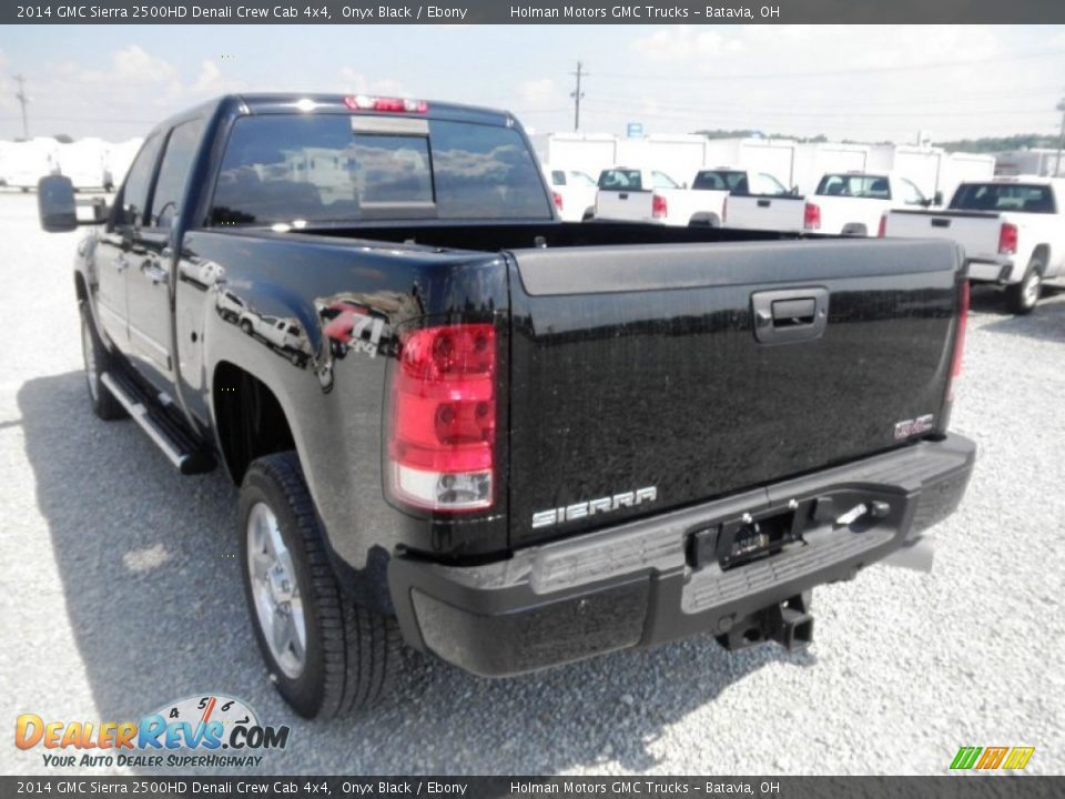 2014 GMC Sierra 2500HD Denali Crew Cab 4x4 Onyx Black / Ebony Photo #26