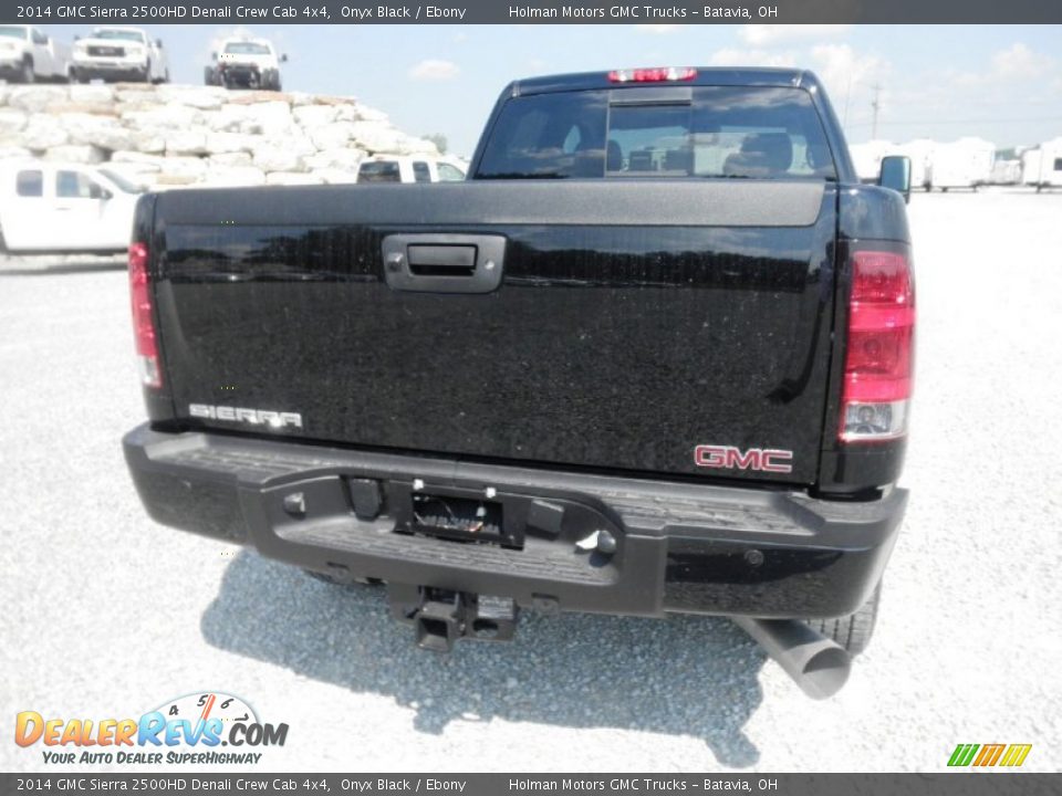 2014 GMC Sierra 2500HD Denali Crew Cab 4x4 Onyx Black / Ebony Photo #27