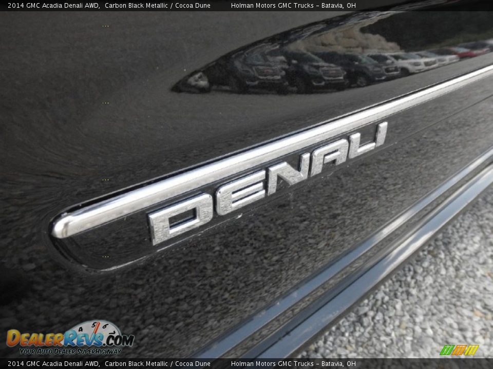 2014 GMC Acadia Denali AWD Carbon Black Metallic / Cocoa Dune Photo #5