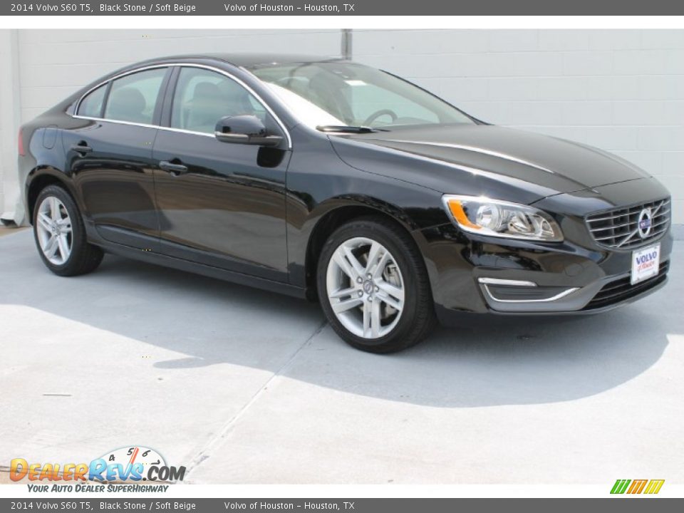 2014 Volvo S60 T5 Black Stone / Soft Beige Photo #1