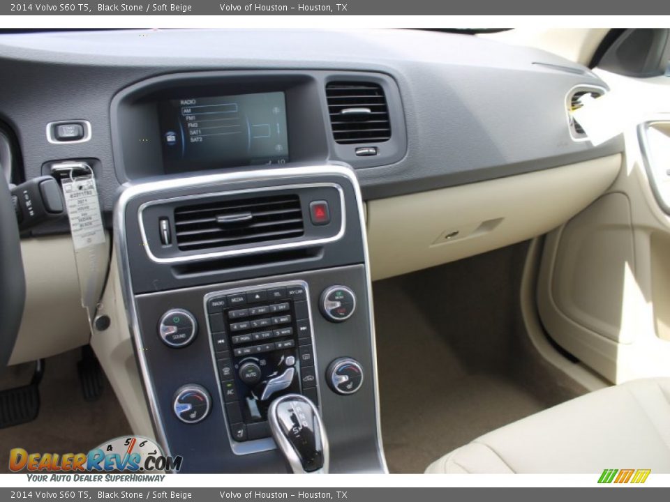 2014 Volvo S60 T5 Black Stone / Soft Beige Photo #7