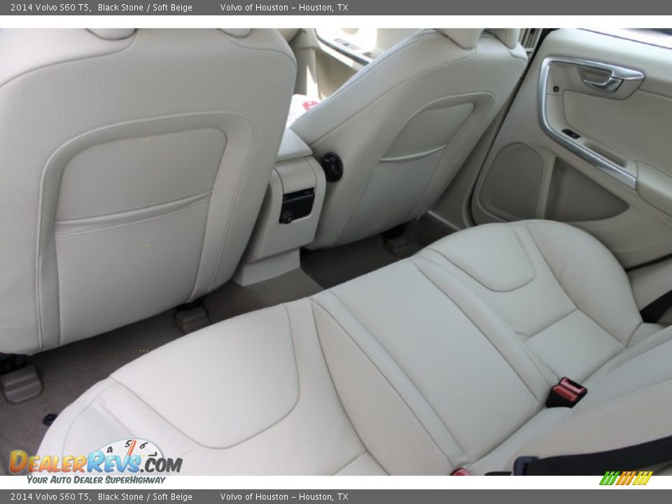 2014 Volvo S60 T5 Black Stone / Soft Beige Photo #17