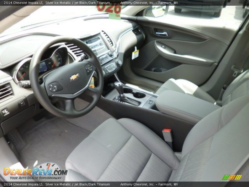 Jet Black/Dark Titanium Interior - 2014 Chevrolet Impala LS Photo #16