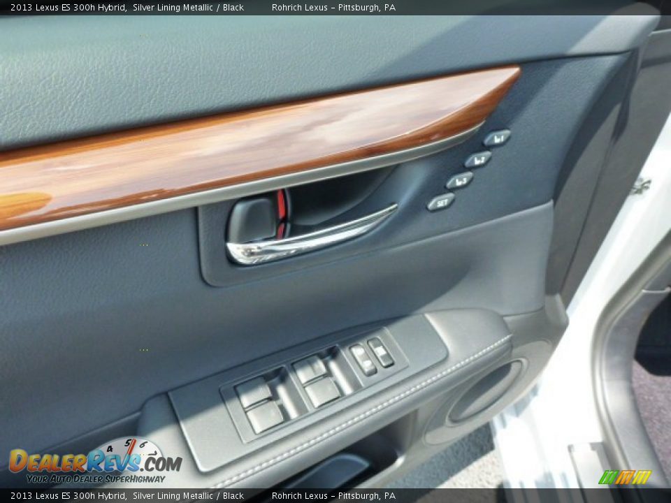 2013 Lexus ES 300h Hybrid Silver Lining Metallic / Black Photo #14