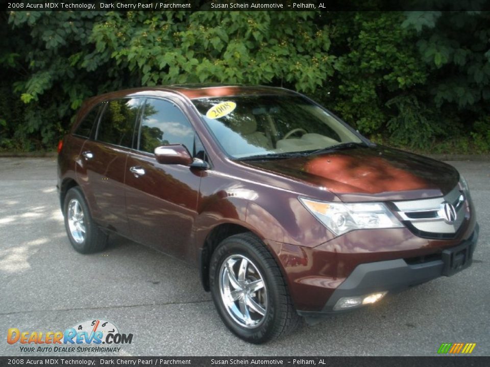 2008 Acura MDX Technology Dark Cherry Pearl / Parchment Photo #1
