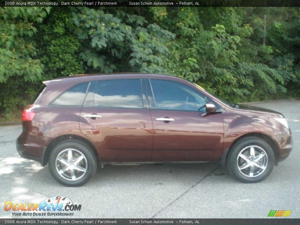 2008 Acura MDX Technology Dark Cherry Pearl / Parchment Photo #2