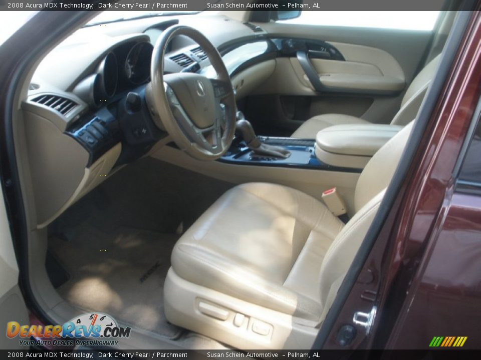 2008 Acura MDX Technology Dark Cherry Pearl / Parchment Photo #4
