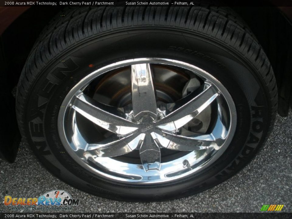 2008 Acura MDX Technology Dark Cherry Pearl / Parchment Photo #8