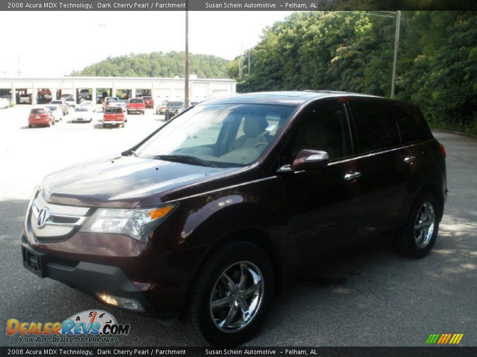 2008 Acura MDX Technology Dark Cherry Pearl / Parchment Photo #13