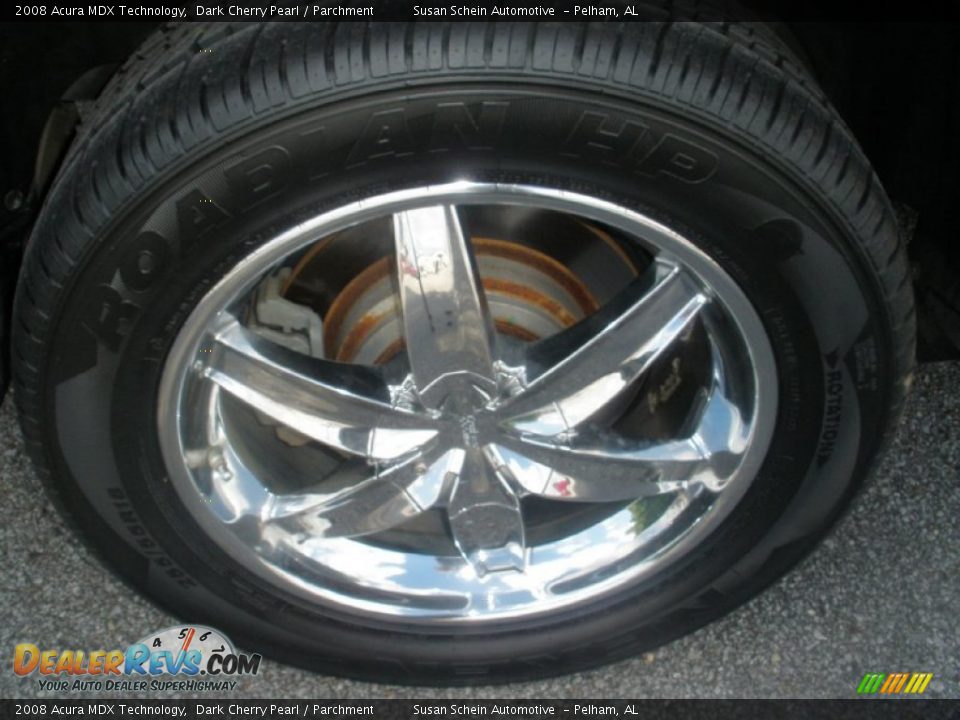 2008 Acura MDX Technology Dark Cherry Pearl / Parchment Photo #15