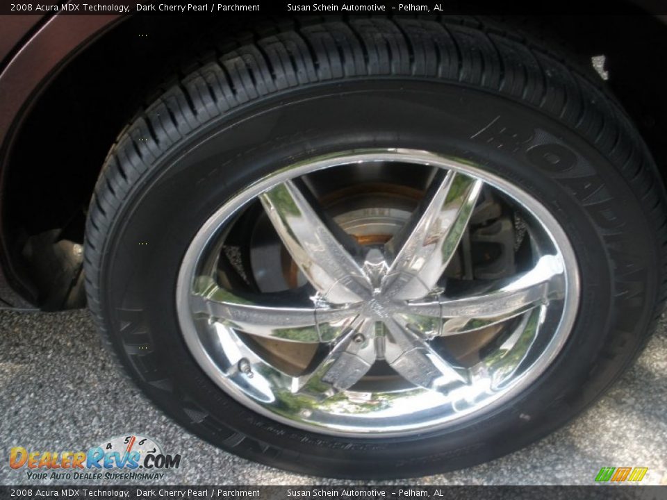 2008 Acura MDX Technology Dark Cherry Pearl / Parchment Photo #16