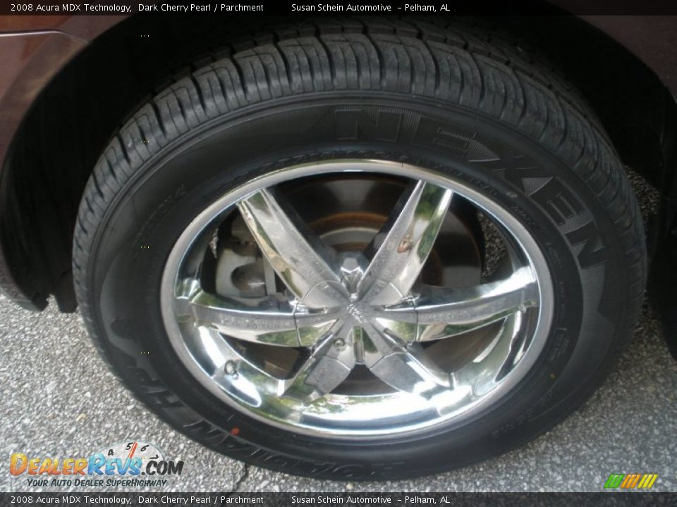 2008 Acura MDX Technology Dark Cherry Pearl / Parchment Photo #17