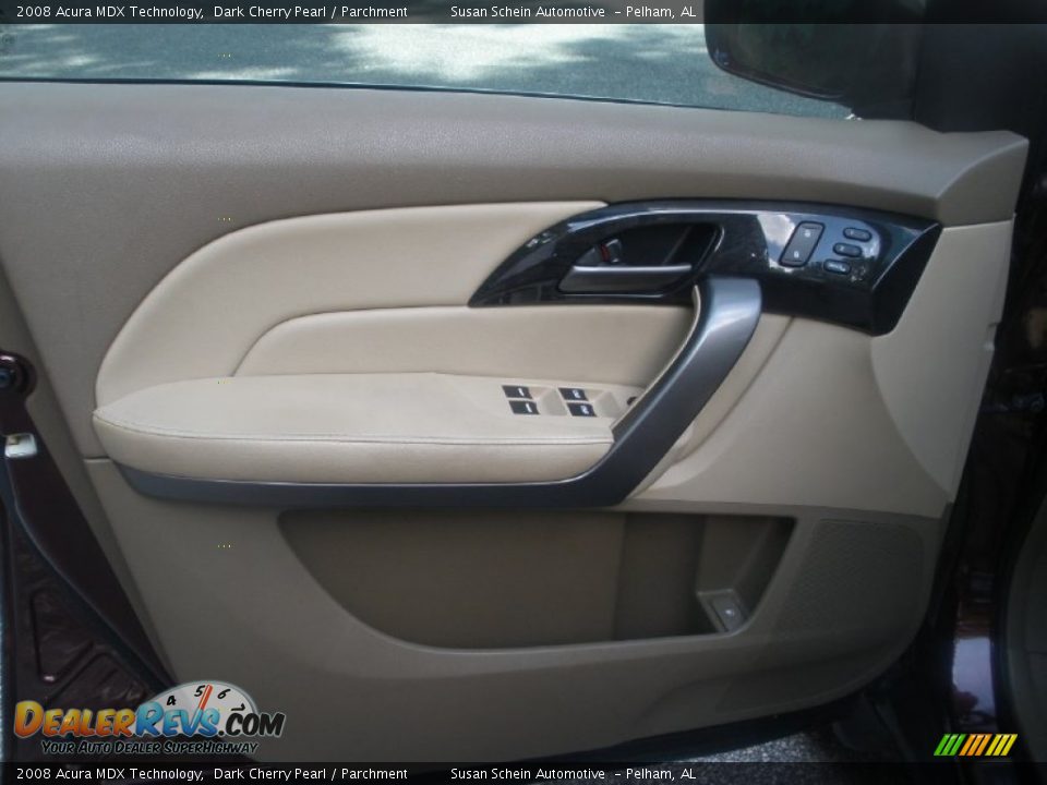2008 Acura MDX Technology Dark Cherry Pearl / Parchment Photo #18