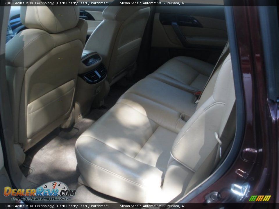 2008 Acura MDX Technology Dark Cherry Pearl / Parchment Photo #19