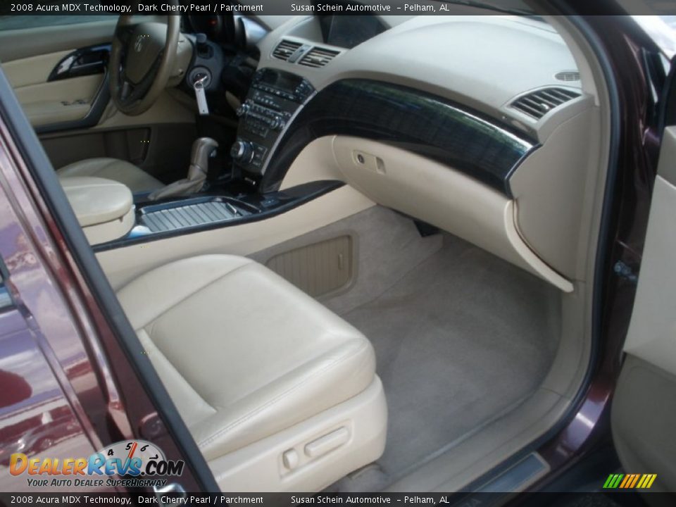 2008 Acura MDX Technology Dark Cherry Pearl / Parchment Photo #21