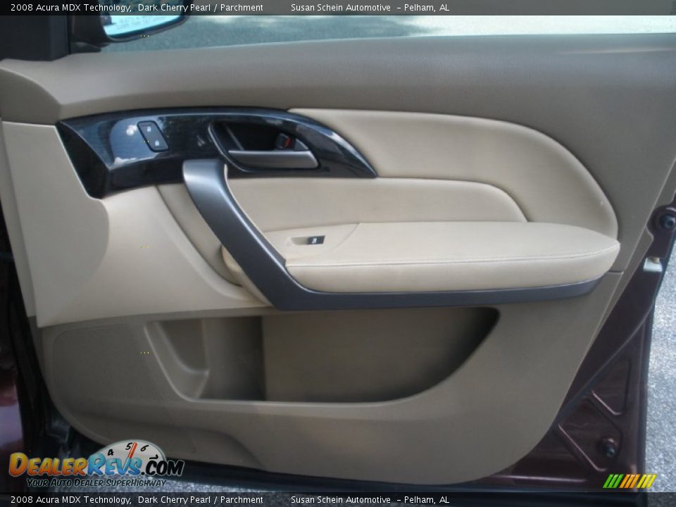2008 Acura MDX Technology Dark Cherry Pearl / Parchment Photo #22