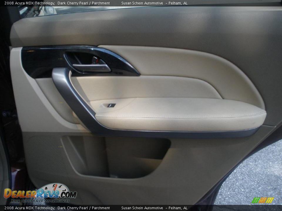 2008 Acura MDX Technology Dark Cherry Pearl / Parchment Photo #24