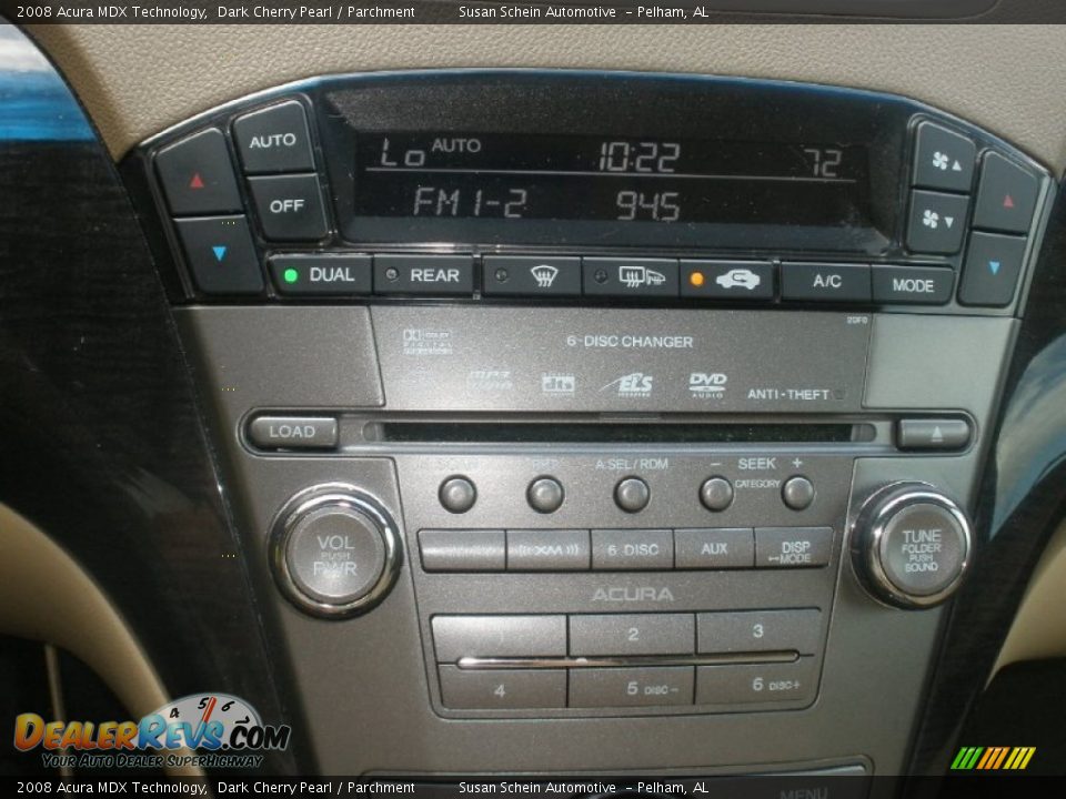 2008 Acura MDX Technology Dark Cherry Pearl / Parchment Photo #28