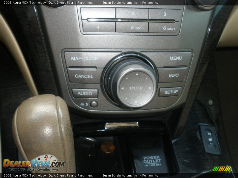 2008 Acura MDX Technology Dark Cherry Pearl / Parchment Photo #29
