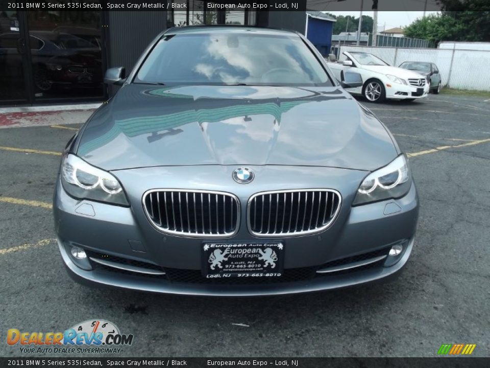 2011 BMW 5 Series 535i Sedan Space Gray Metallic / Black Photo #7