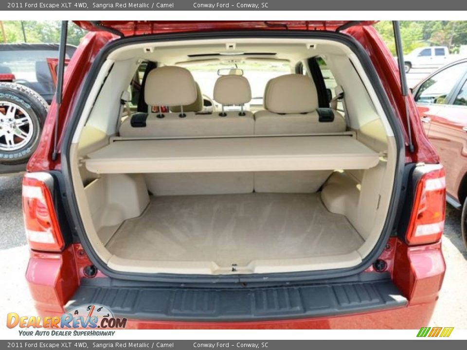 2011 Ford Escape XLT 4WD Sangria Red Metallic / Camel Photo #11