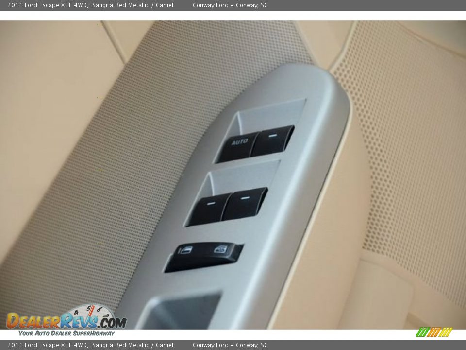 2011 Ford Escape XLT 4WD Sangria Red Metallic / Camel Photo #16