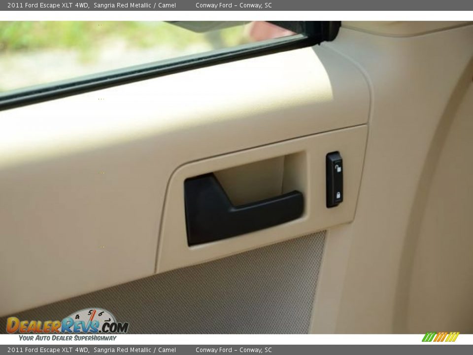 2011 Ford Escape XLT 4WD Sangria Red Metallic / Camel Photo #17