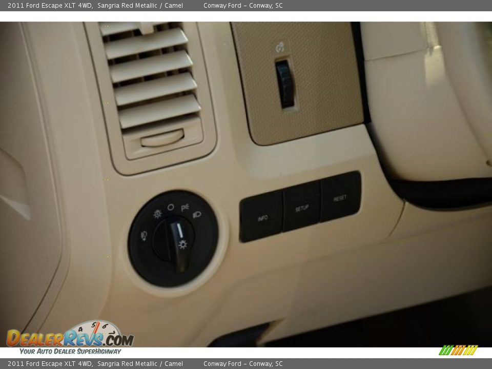 2011 Ford Escape XLT 4WD Sangria Red Metallic / Camel Photo #18