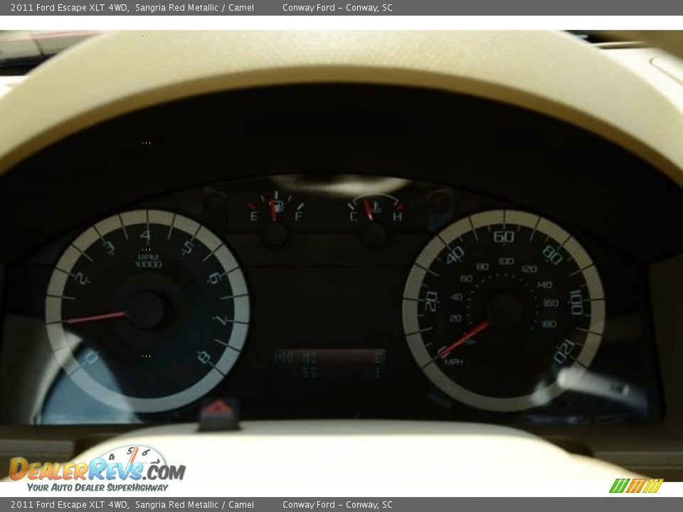 2011 Ford Escape XLT 4WD Sangria Red Metallic / Camel Photo #19