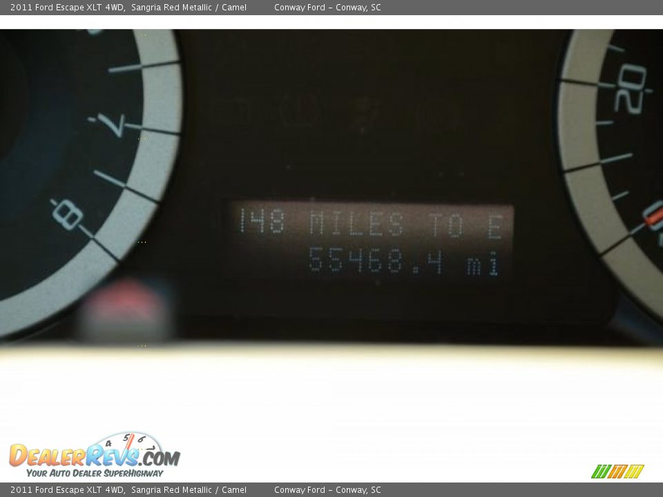 2011 Ford Escape XLT 4WD Sangria Red Metallic / Camel Photo #20